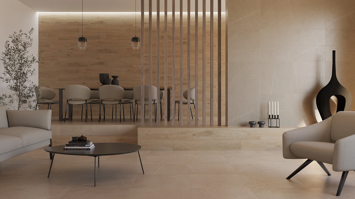 Render Salon Minimalista